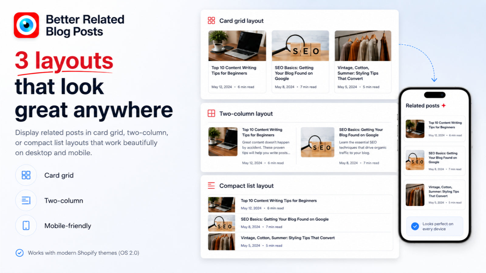 Better Related Blog Posts screenshot