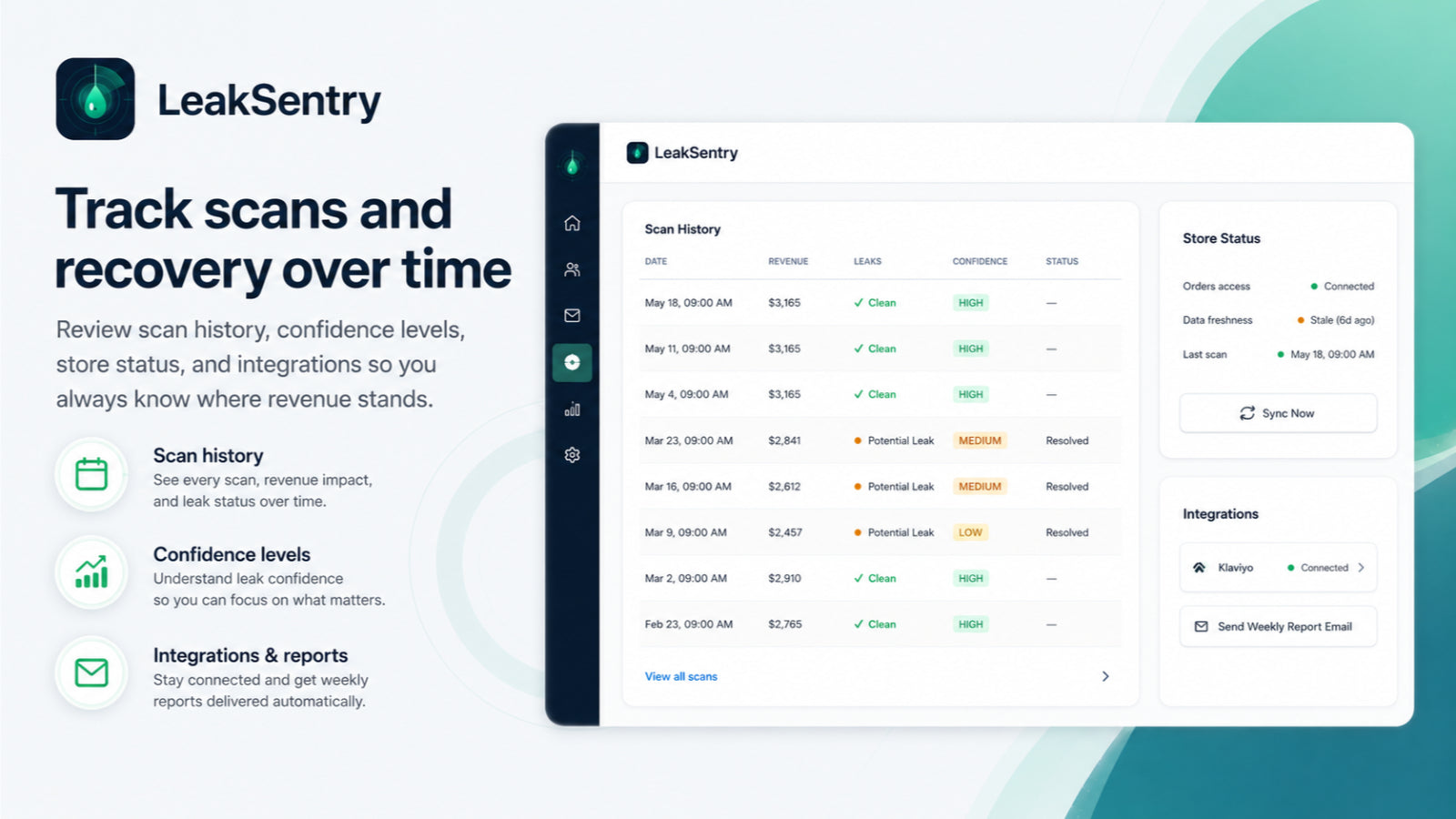 LeakSentry screenshot