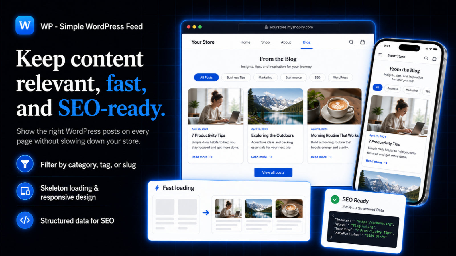 WP Simple Feed screenshot